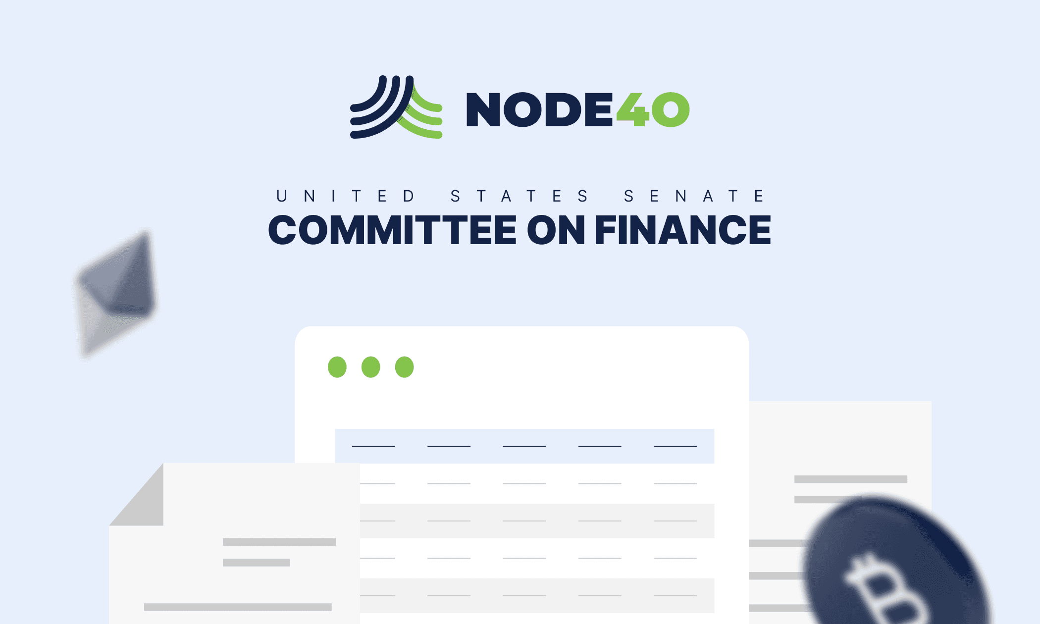 NODE40’s Letter to the Senate Finance Committee
